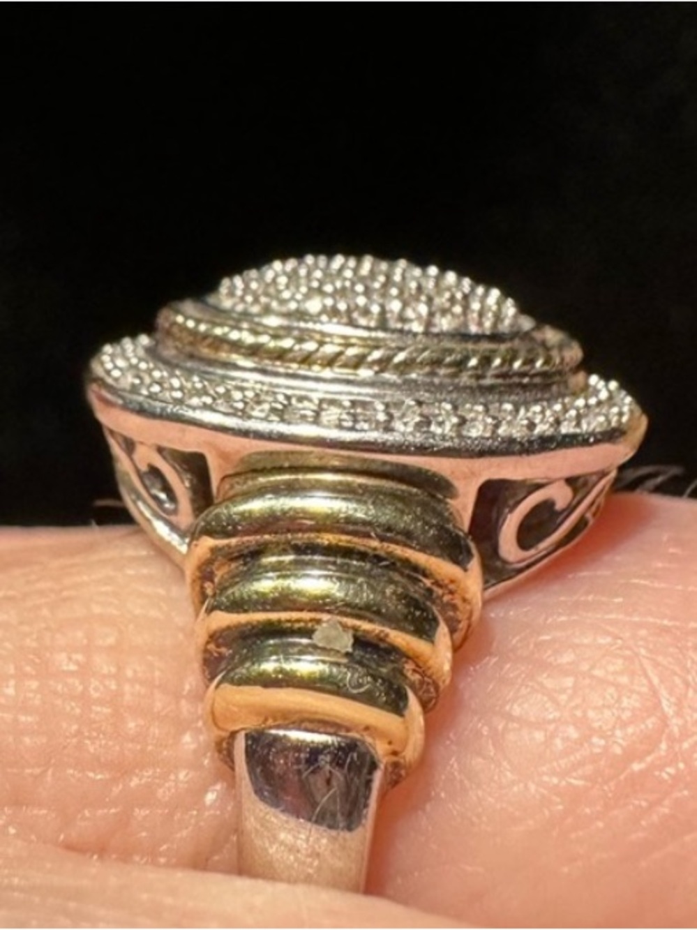 JWBR Sterling Silver Diamond Pave Ring ๐ - Picture 9 of 10